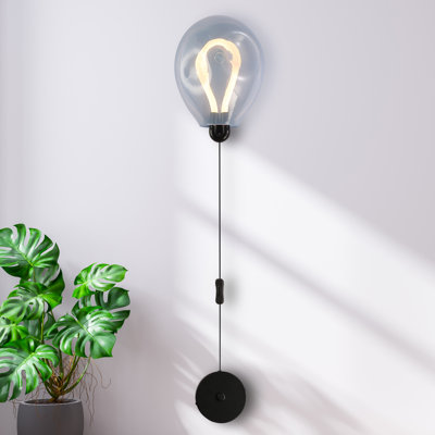 Luminaires muraux modernes modernes en verre coloré