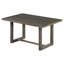 Ensemble de 6 tables de salle à manger 6 pièces pour table de cuisine en bois de 6 po et 4 chaises avec base en tréteaux-130154976-130154979-130154980