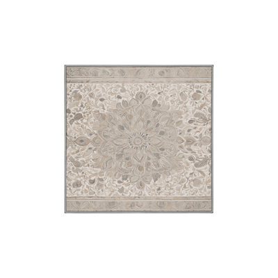 Machine Washable Gray Area Rug