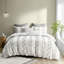 Housse de couette pour lit très grand / très grand en coton 3 pièces