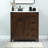Slayton 32'' Single Bathroom Vanity with Engineered Marble Top-670504599