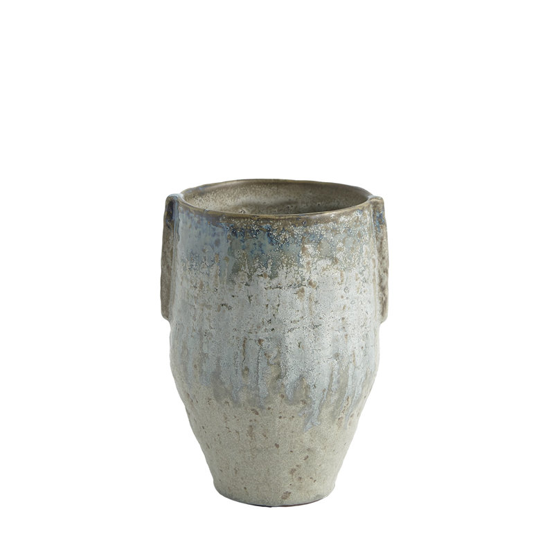 Ceramic Table Vase, 7.25" H x 5.5" W x 5" D