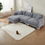Canapé modulaire en L chenille de 96 po Modern Sectionals