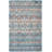 Hand Tufted Wool/Cotton Geometric Rug in Orange/Blue-1088604573