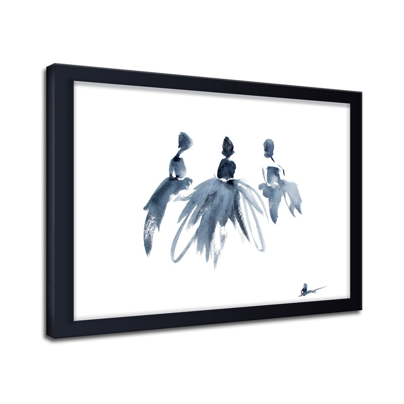 'Study Of Dress No.5' Framed Print Wall Art, 24" H x 30" W x 1" D
