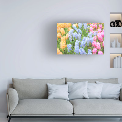 Bolog Jennie Marie Schell Spring Hyacinth Flowers Impressionist Canvas Art