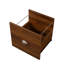 Bureau d'ordinateur à domicile avec huche, finition blanc antique-120342842-131401887