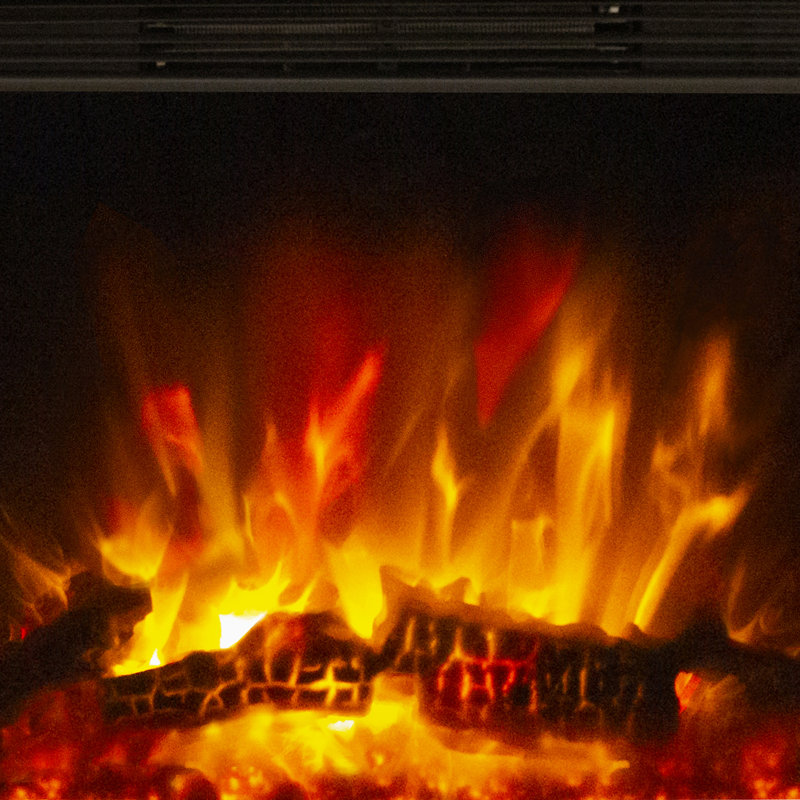 Beam Edge 22" Inset Electric Fire, Black