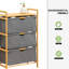 Bathroom Laundry Basket 3 Layers with Tilt Bathroom Storage Basket