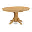 Ensemble de table de salle à manger 7 pièces composé d'une table de salle à manger ovale avec rallonge papillon et 6 chaises en bois, 42 x 60 pouces, chêne-36322892-124281010-124281011