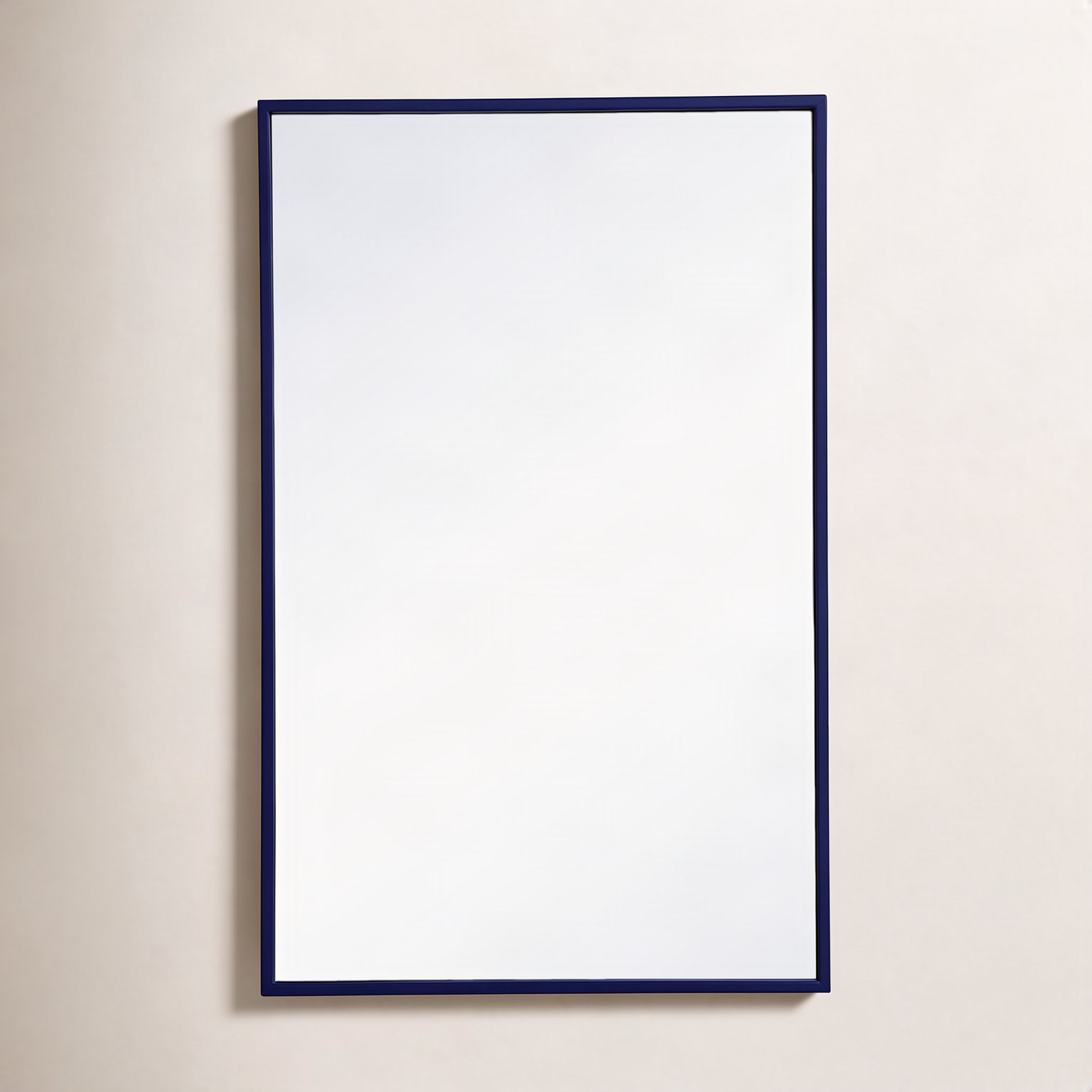 Sabine Metal Rectangle Wall Mirror, 18" x 28", Blue
