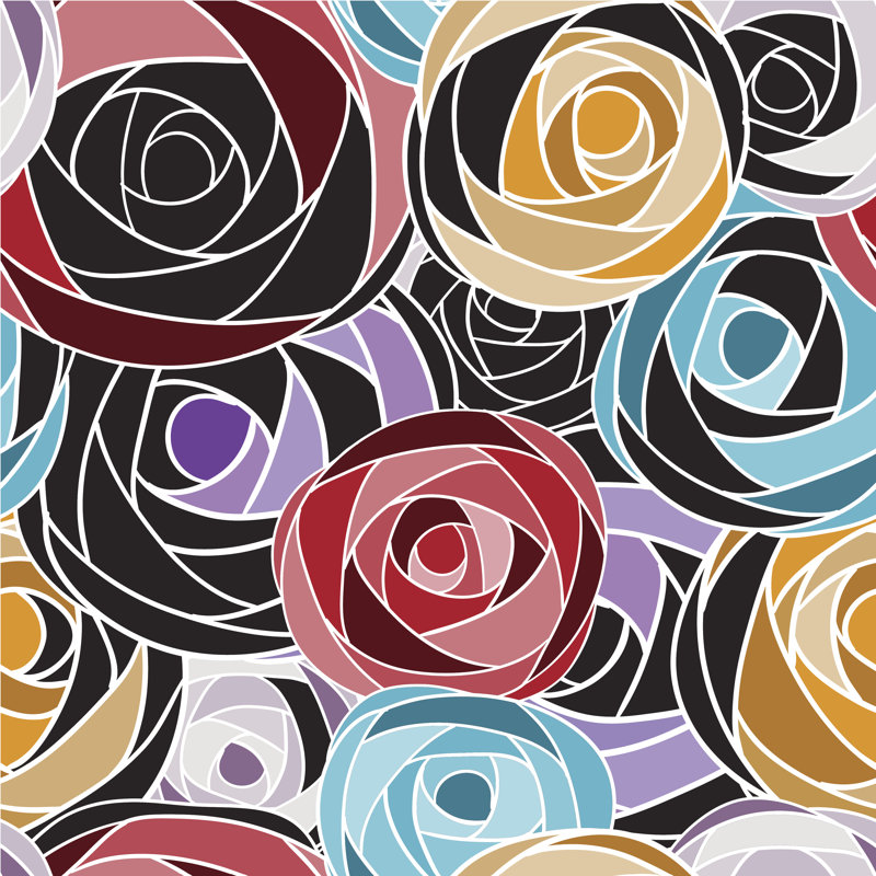 Rose - Wrapped Canvas Print, 30cm H x 30cm W x 3.8cm D