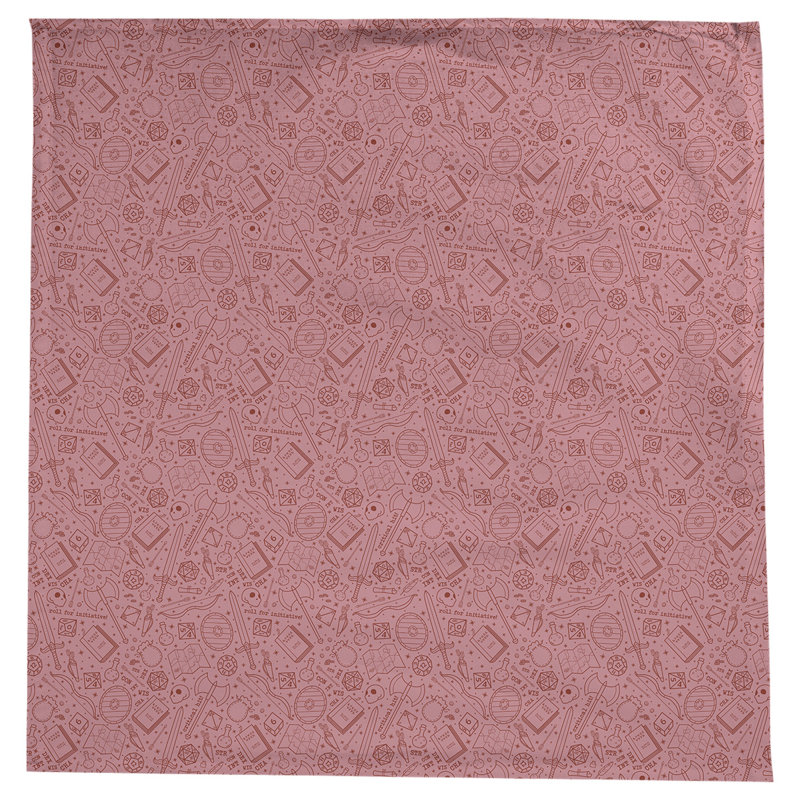 Nappe à motif rpg Leffel, Rouge / Mauve