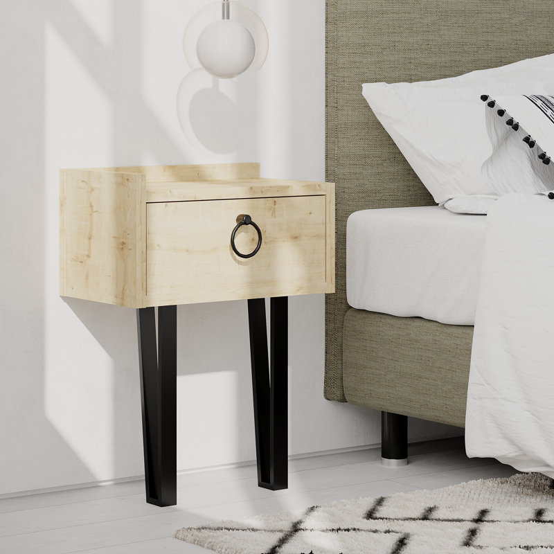 15.72'' W Nightstand, Oak