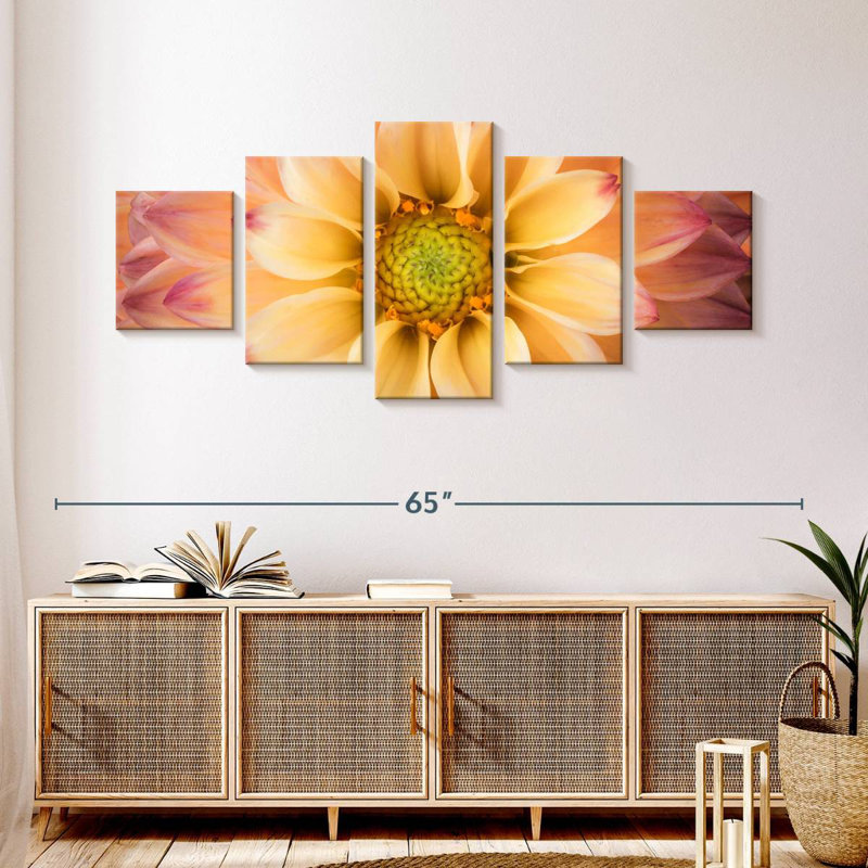 Joli dahlia, H 24 po x l 55 po