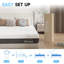 Rattrix Memory Foam Mattress-123120905