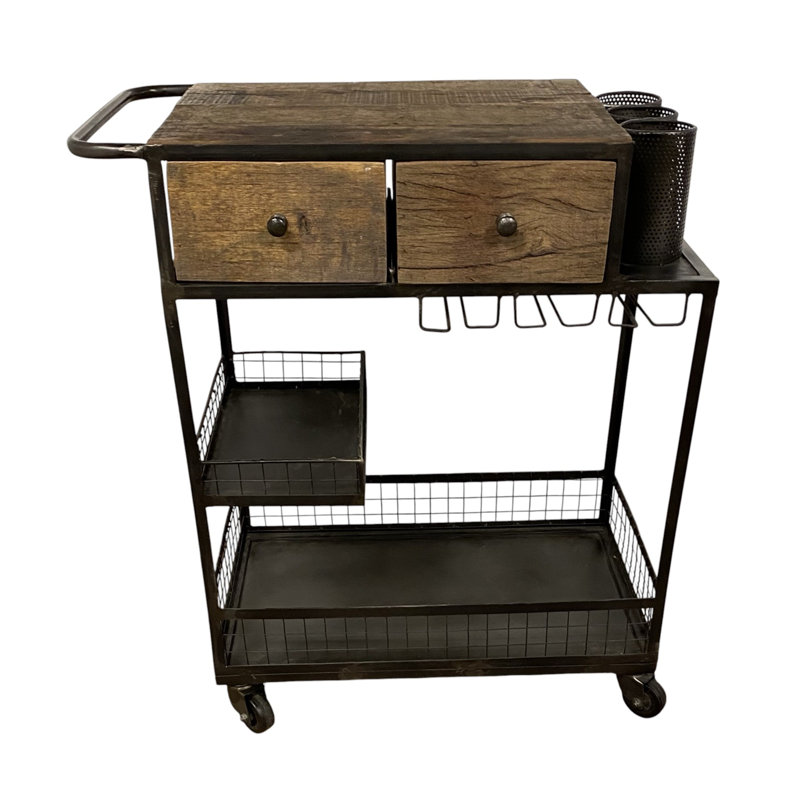 Metal Bar Cart