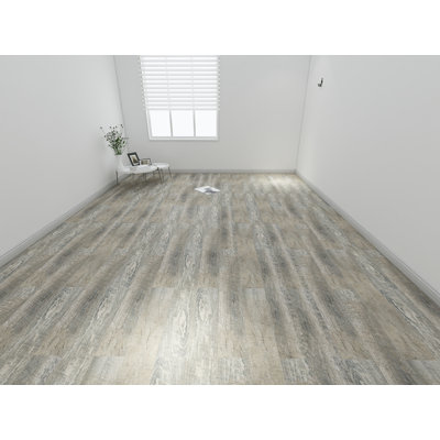 Eco Home 5 mm Thick 7.2 " W x 48 " L Oak Vinyl plank