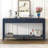 60" Painted Console Table With 3 Drawers,Wooden Entryway Table With Storage Shelf, Farmhouse Sofa Table For Living Room, Hallway,Entryway, Foyer, Corridor-2121979120