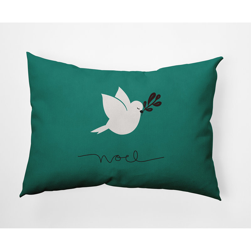 Coussin intérieur / extérieur Coastal Christmas, Menthe