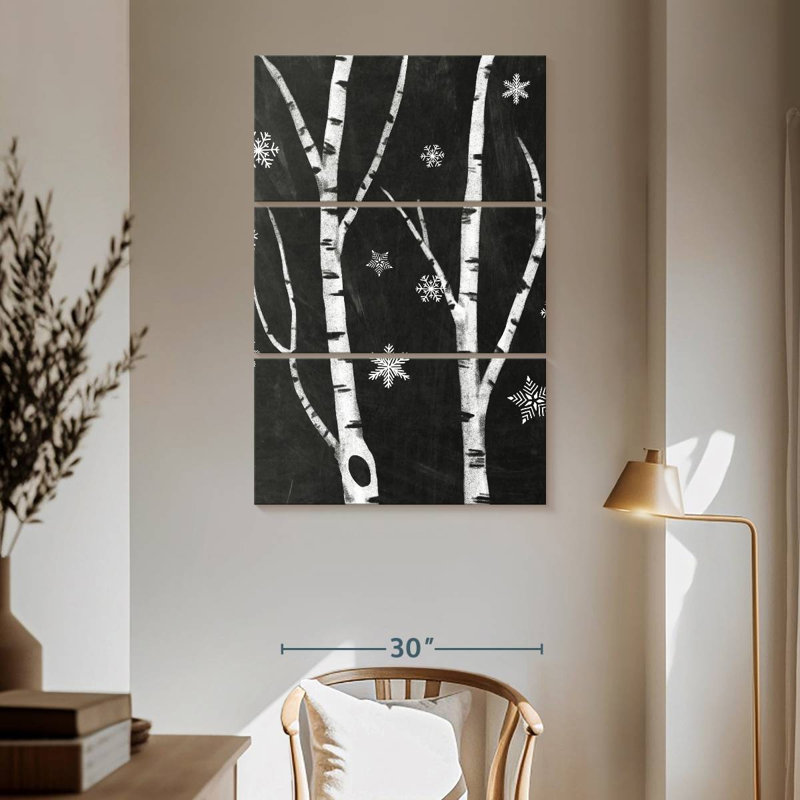 Harnek Snowy Birches, H 65 po x l 42 po