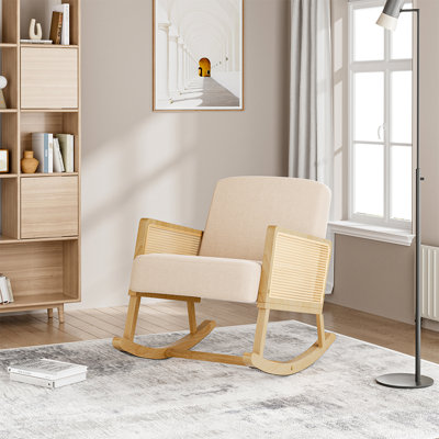 Linen Rocking Chair