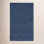 Elle Navy Blue Hand-Woven Wool Rug