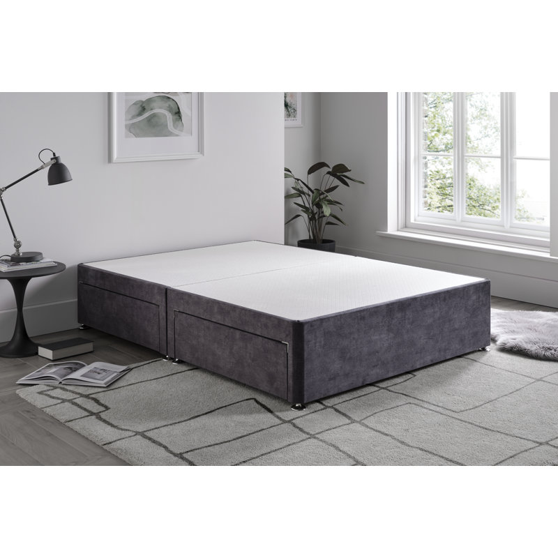 Marble Divan Bed Base, Armour, Super King (6'), No Drawers