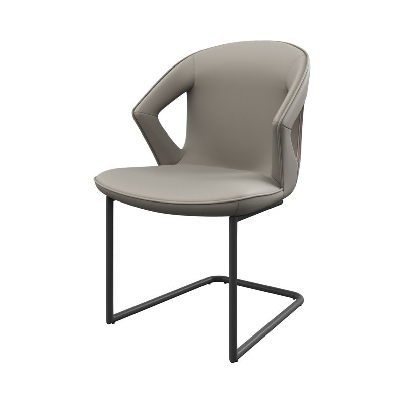 Brotons 46cm H Upholstered Side Chair, Beige