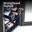 16.9'' W. 12 Bottle Single Zone Freestanding Wine Refrigerator Mini Wine Cooler