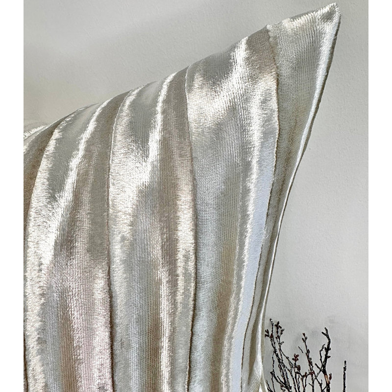 Abstract Square Cushion Cover, Grey