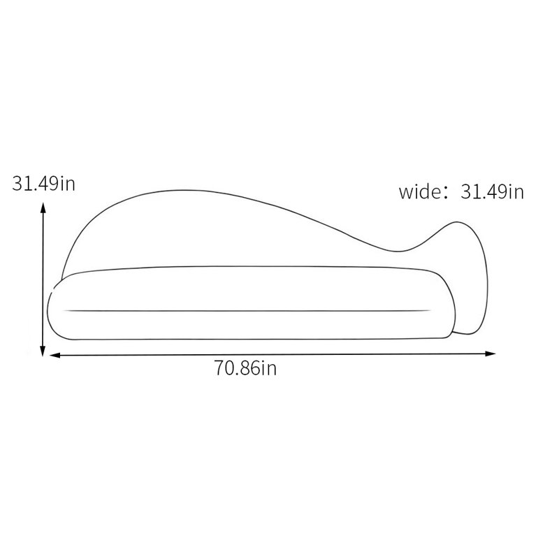 Comfortable soft sofa with solid wood frame, Right Hand Return