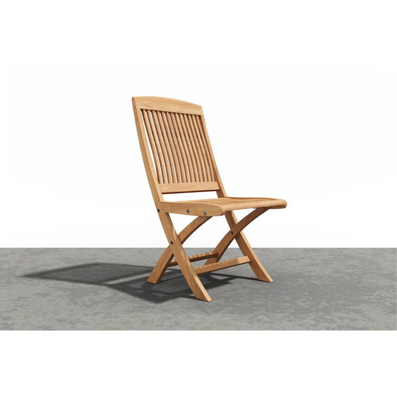 Folding Teak Patio Dining Chair