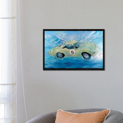 Porsche No. 9 by Marcello Petisci - Print on Canvas
