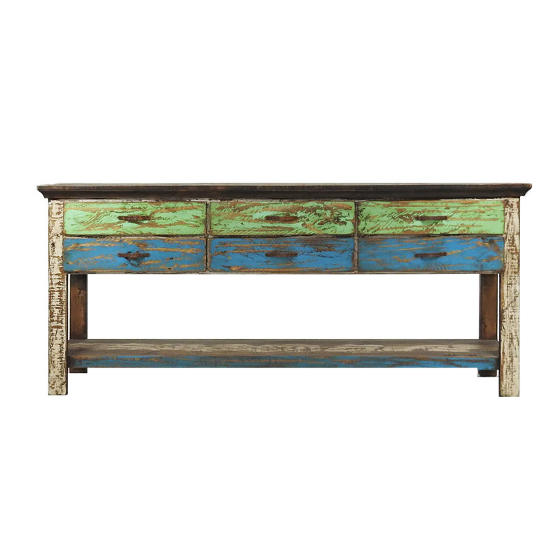 Console en bois massif 72 po Dianabasi
