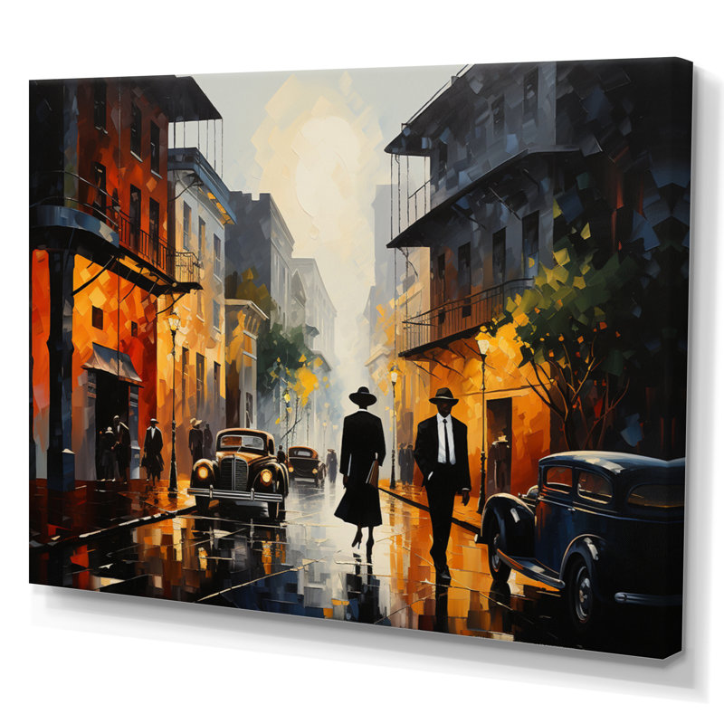 Jazz Harlem Renaissance VI - Print, Wrapped Canvas, 16" H x 32" W x 1" D