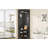 Corner Hall Tree With Shoe Bench, Versatile Entryway Coat Rack With 4 Hooks, Corner Cabinet With Adjustable Shelf