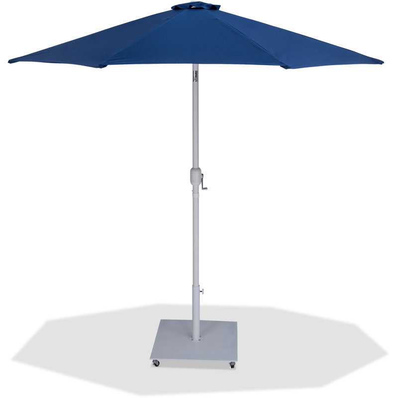 Parasol de patio en tissu / aluminium avec base Chavelle
