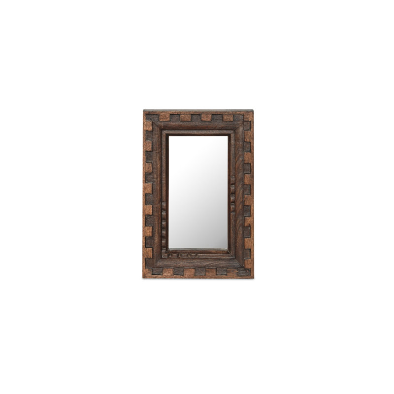 Holland Rectangle Solid Wood Mirror