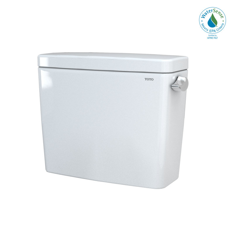 TOTO® Drake® 1.6 GPF Toilet Tank with WASHLET®+ Auto Flush Compatibility - ST776SA#51, Cotton White