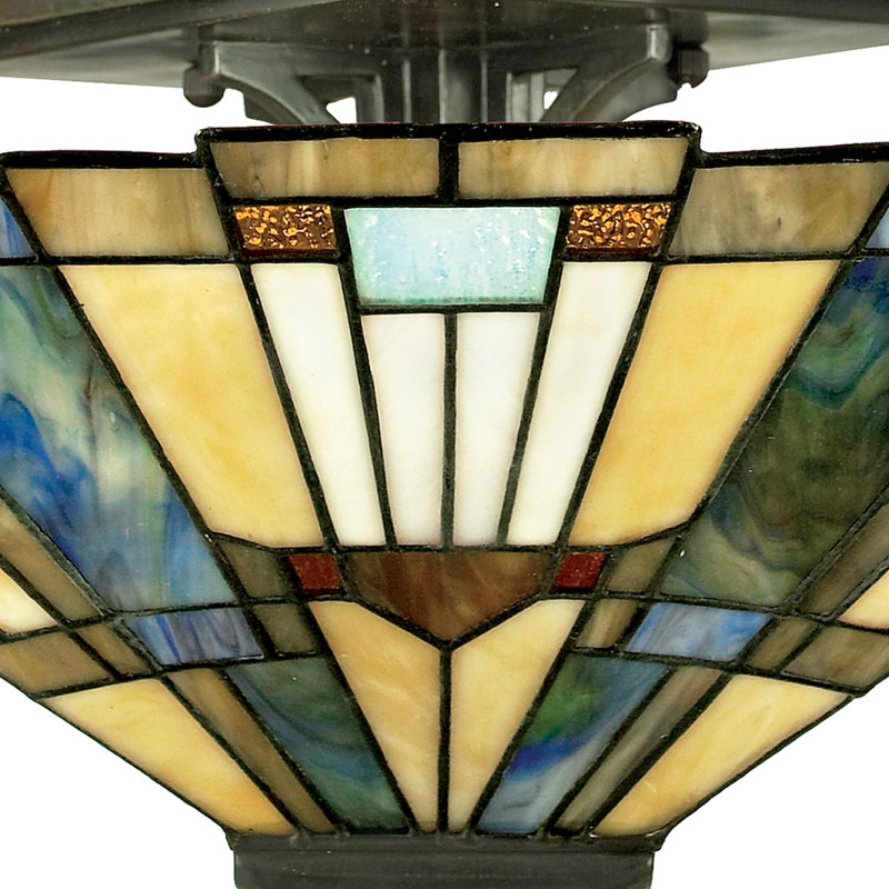 Plafonnier semi-encastré 2 lumières Inglenook