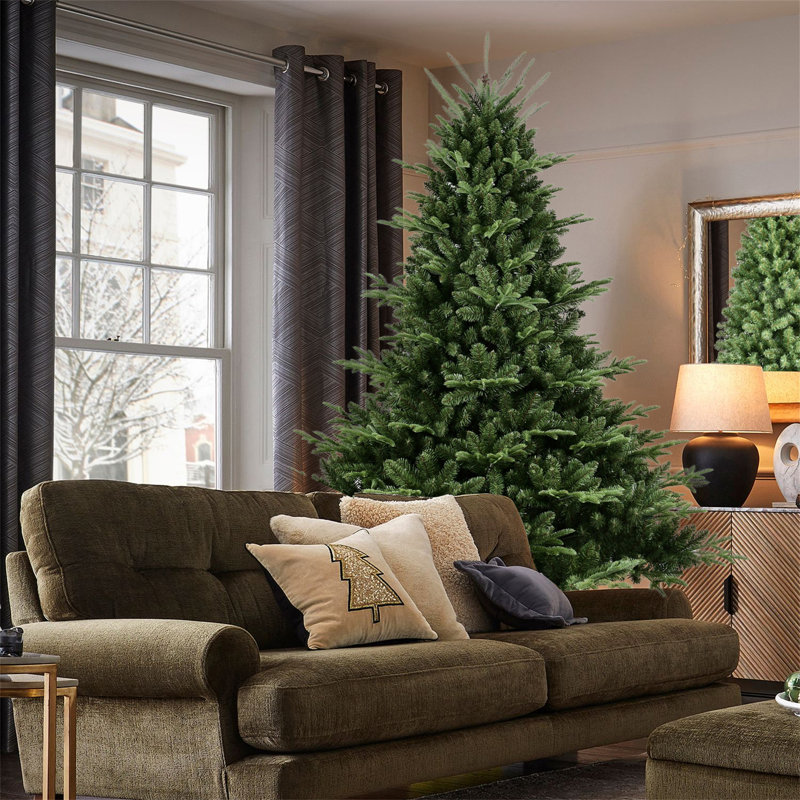 Arbre de Noël 7 pi pleine avec 2257 pointes, H 7,5 pi