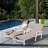 Outdoor Metal Chaise Lounge-862904278