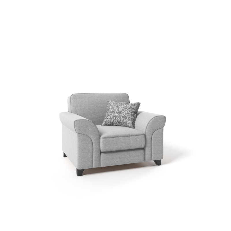 Forthill Upholstered Armchair, Grey