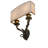 Rustic Lodge Candle Wall Light