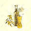 Huile d'olive et poivre - jaune-235707965