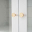 70.1-Inch Modern High Freestanding Tall Bathroom Cabinet With 2 Adjustable Shelves, 3 Drawers & Soft Close Glass Doors