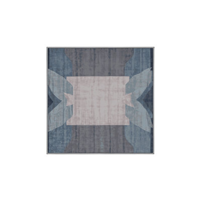 Machine Washable Gray Area Rug