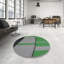 Tapis à motifs vert / gris-1092744392