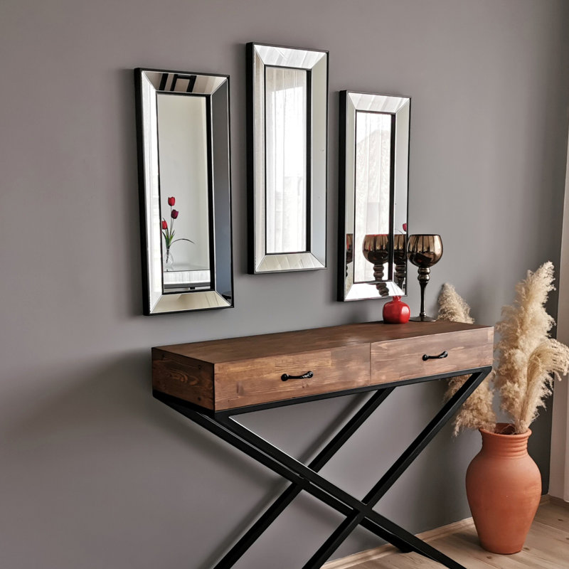 Krajewski Wood Flat Wall Mirror